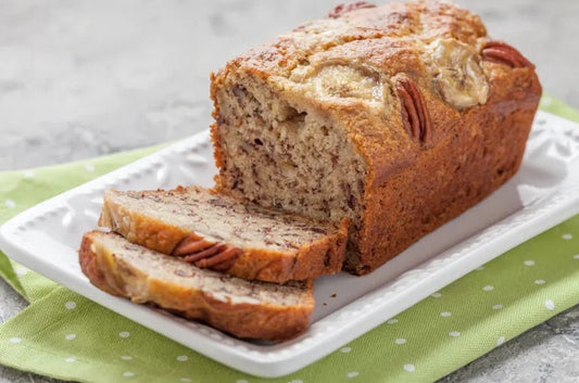 Banana Nut Bread (Using Mini Pecan Pie Muffin Mix)