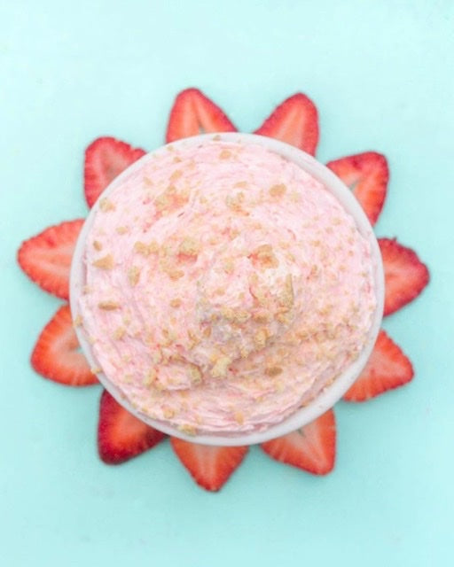 Strawberry "No Bake" Cheesecake