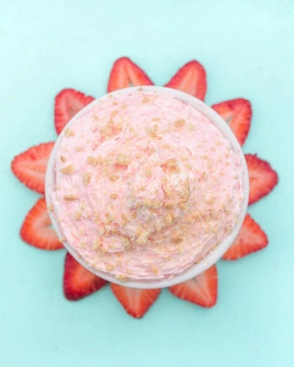 Strawberry "No Bake" Cheesecake