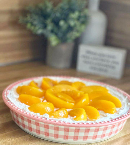 Peach "No Bake" Cheesecake