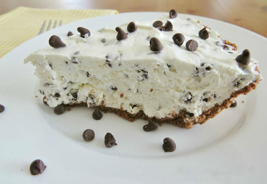 Chocolate Chip "No Bake" Cheesecake