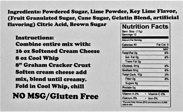 Key Lime "No-Bake" Cheesecake