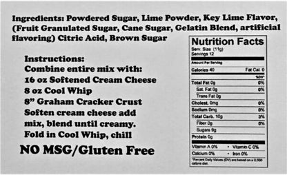 Key Lime "No-Bake" Cheesecake