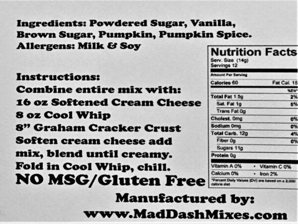 Pumpkin Spice "No-Bake" Cheesecake