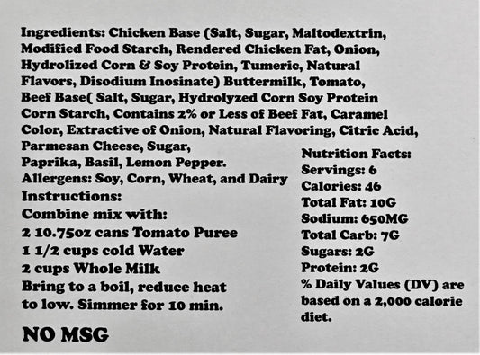 Creamy Tomato Basil Soup