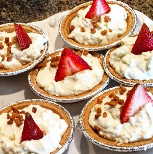 Strawberry "No Bake" Cheesecake